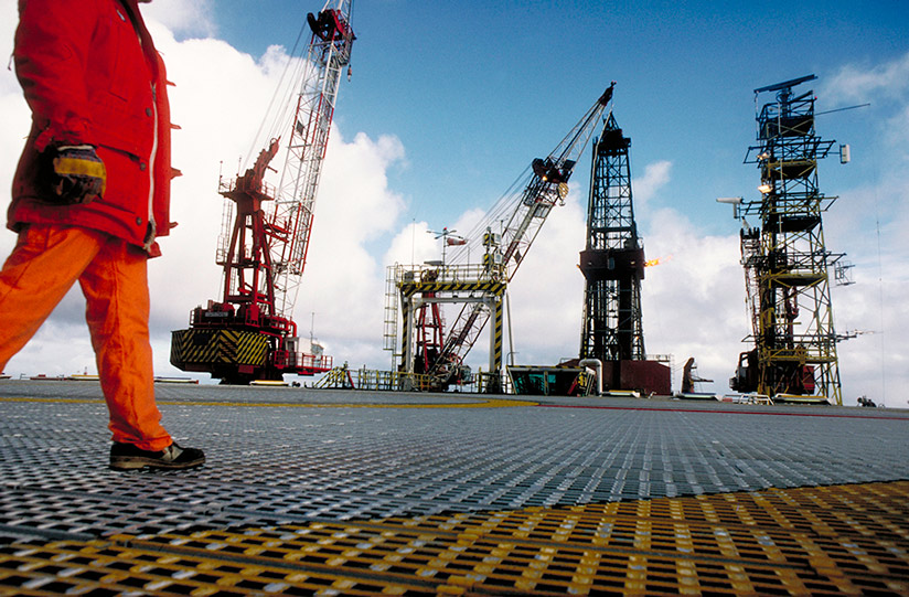 Oil Rig, Gulf